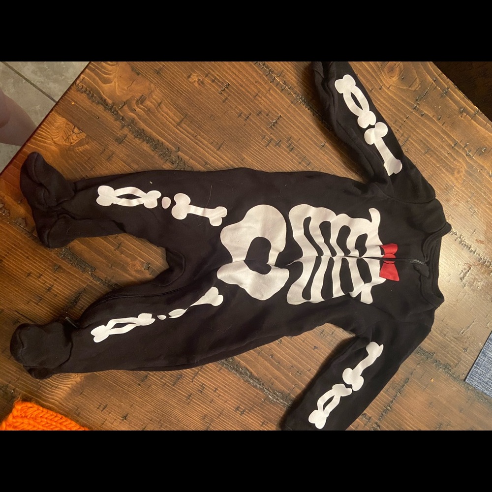 Skeleton onsie
